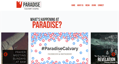 Desktop Screenshot of paradisecalvary.com